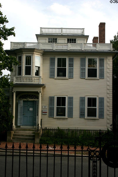 Thomas Whitaker House (1821-4) (67 George St.). Providence, RI. Style: Federal. Architect: John Holden Greene.