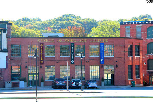 Museum of Work & Culture in converted mill building. Woonsocket, RI.