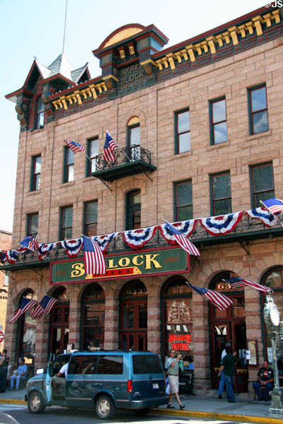 Bullock Hotel in Ayers Block (1895) (633 Main St.). Deadwood, SD.