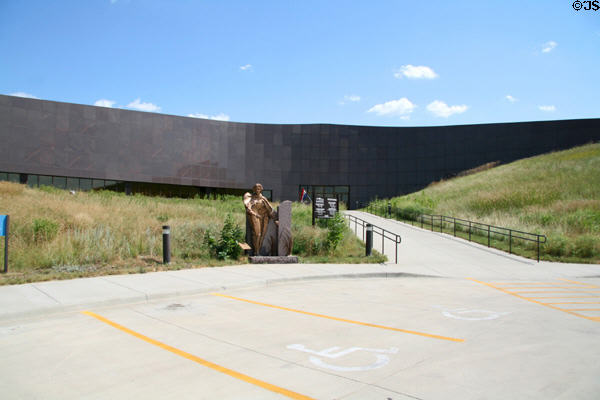 Entrance to South Dakota State Historical Society Museum. Pierre, SD.