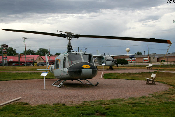 Bell UH-1F Iroquois [aka Huey] helicopter (1963) at South Dakota Air & Space Museum. SD.