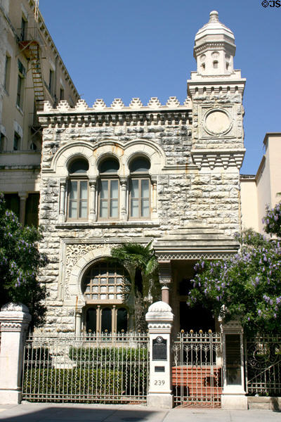 Old San Antonio National Bank (1866) (239 Commerce). San Antonio, TX. Style: Moorish. Architect: Cyrus L.W. Eidlitz.