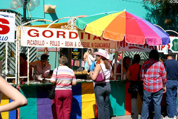Gorditas stand on Market Square. San Antonio, TX.