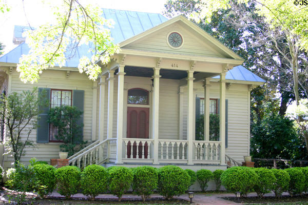 Ellis-Meusebach house (1884) (414 King William) in King William district. San Antonio, TX.