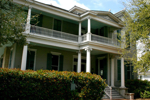 McCampbell house (c1908) in Heritage Park. Corpus Christi, TX. Architect: William F. Bowles.