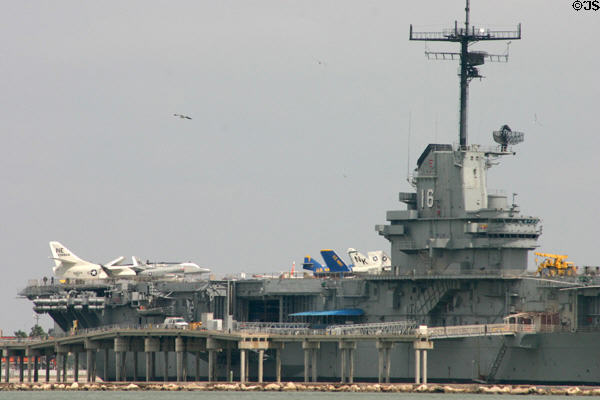 USS Lexington aft section. Corpus Christi, TX.