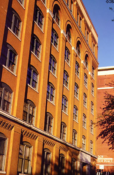 Old Texas School Book Depository now the County Administration Building & site of the Sixth Floor Museum about the JFK assassination. Dallas, TX.