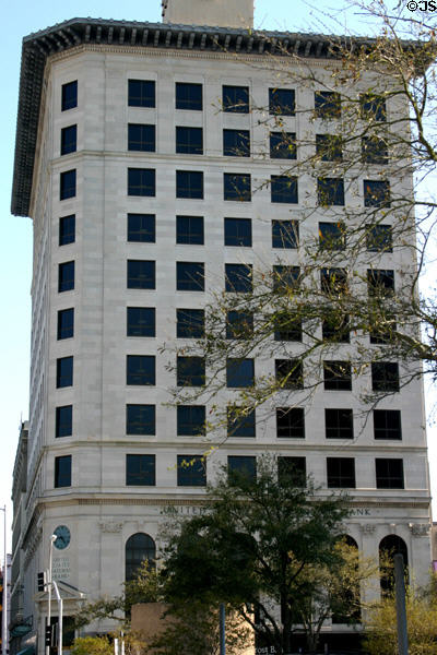 United States National Bank building (1924) (12 floors) (2201 Market St.). Galveston, TX. Architect: Alfred C. Bossom. On National Register.