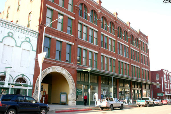 Grand Opera House (1894) (2020 Post Office St.). Galveston, TX. Architect: Frank Cox. On National Register.