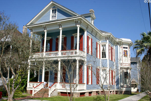 Max Maas house (c1886) (1802 Sealy). Galveston, TX.