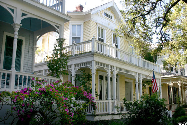 M. Wansker house (1907) (1817 Sealy). Galveston, TX.