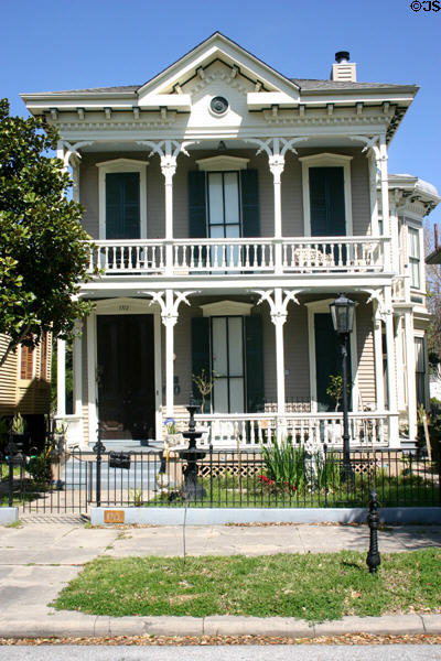 Mrs. Jetta Davis house (1887) (1712 Winnie). Galveston, TX.