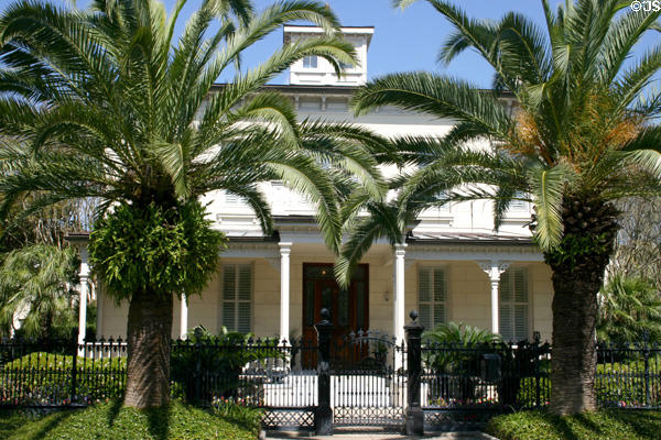 Henry Rosenberg house (1859) (1306 Market). Galveston, TX.