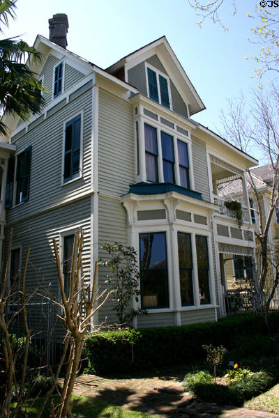Dr. William Keiller house (1886) (1409 Market). Galveston, TX. Style: Eastern Stick.