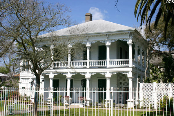 Edward T. Austin house (1860s) (1502 Market). Galveston, TX. Architect: D. Moffat.