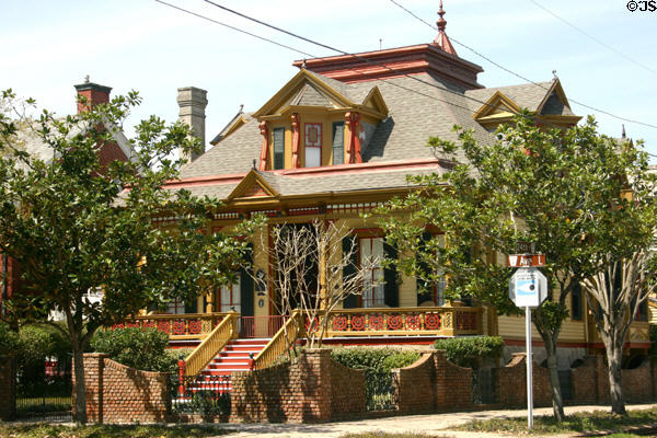Sweeney-Royston house (c1895) (2402 Avenue L). Galveston, TX. Style: Eastlake. On National Register.