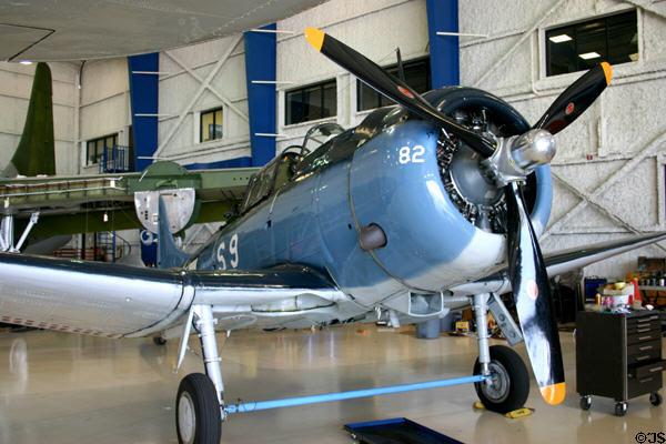 Douglas SDB-5 Dauntless dive bomber (1940) at Lone Star Flight Museum. Galveston, TX.