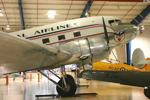 Douglas DC-3 (1930s) at Lone Star Flight Museum. Galveston, TX.