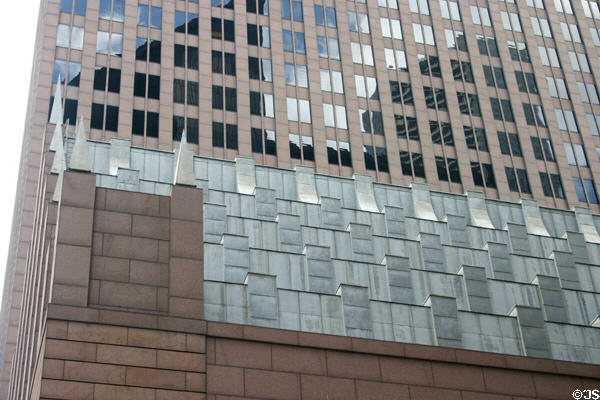 Bank of America Center roof detail. Houston, TX.