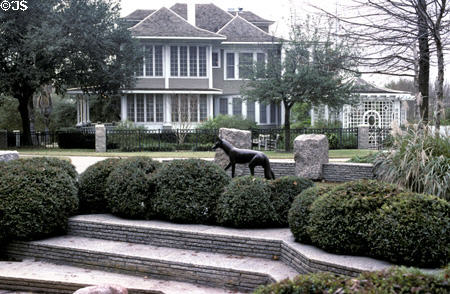 Staite house (1905) in Sam Houston Park. Houston, TX.