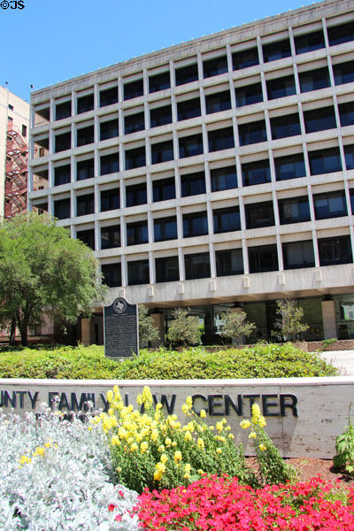 Harris County Family Law Center (1115 Congress St.). Houston, TX.