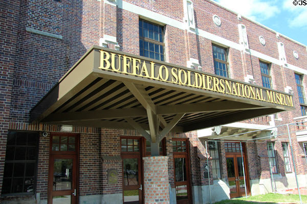 Buffalo Soldiers National Museum entrance. Houston, TX.