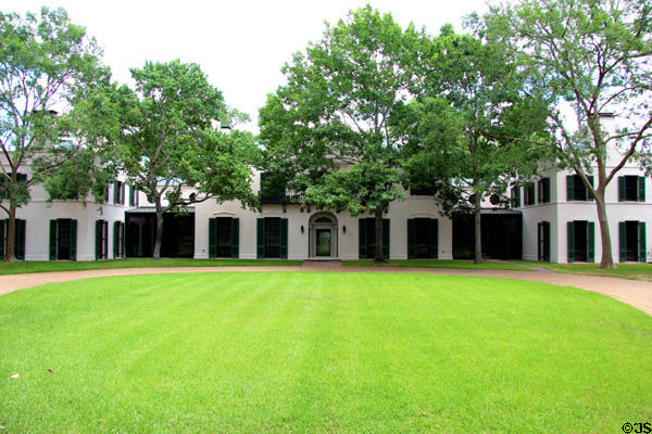 Bayou Bend (1927-8) museum house run by Museum of Fine Arts, Houston. Houston, TX. Architect: John Staub.
