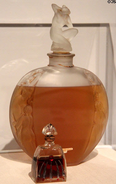Oeuillet d'Andalousie perfume bottle (c1930) attrib. Rigaud & Ambre bottle (c1930) by Coty at Bayou Bend. Houston, TX.