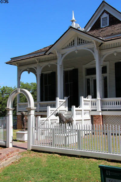 Pilot House (1868) at Sam Houston Park. Houston, TX.