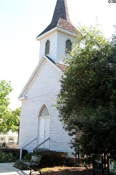 St John Church (1891) at Sam Houston Park. Houston, TX.