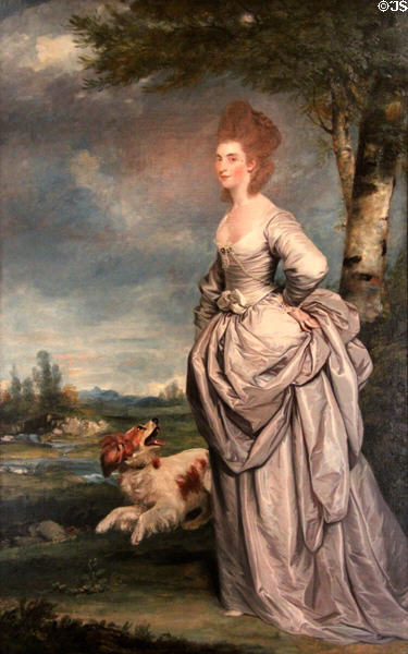 Mrs. Elisha Mathew portrait (1777) by Sir Joshua Reynolds at Rienzi house museum. Houston, TX.