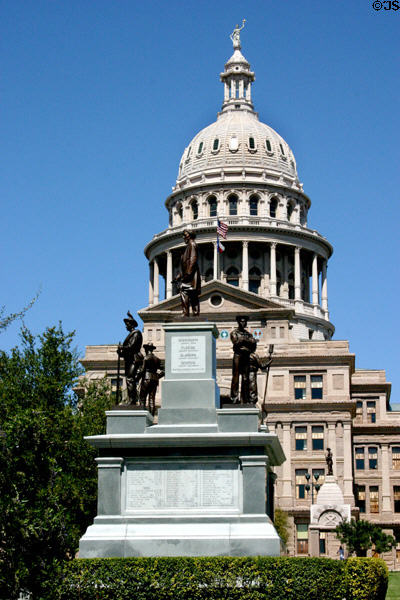 Confederate soldiers monument (1903) by Pompeo Coppini & Grank Teich at State Capitol. Austin, TX.