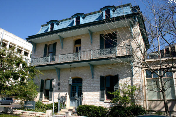 711 San Antonio Street house. Austin, TX. Style: Second empire.