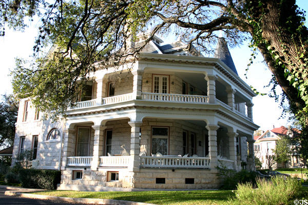 Daniel H. Caswell house (1899) (1404 West Ave.) father of William. Austin, TX. Style: Victorian. On National Register.