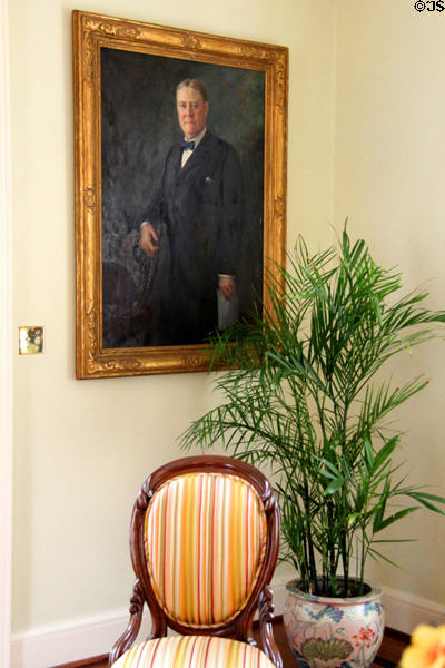 Portrait of Erhard R. Guenther, Pioneer Mill president (1902-1945) at Guenther House Museum. San Antonio, TX.