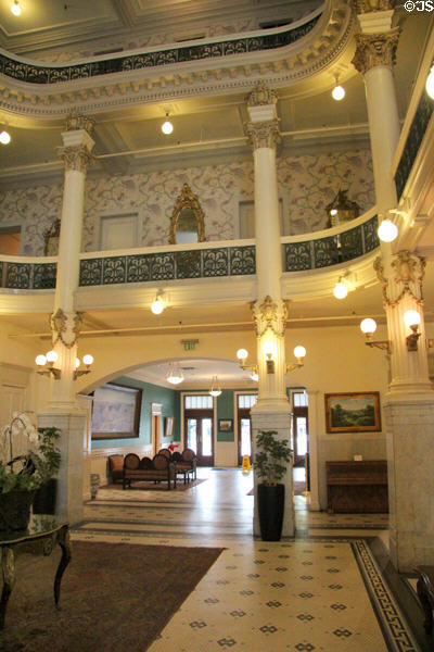 Lobby at Menger Hotel. San Antonio, TX.