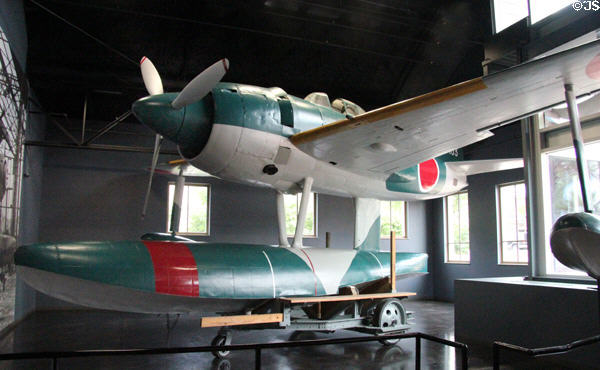 Japanese "Rex" Float Plane (Kawanishi N1K Kyofu) (1943) at National Museum of the Pacific War. Fredericksburg, TX.