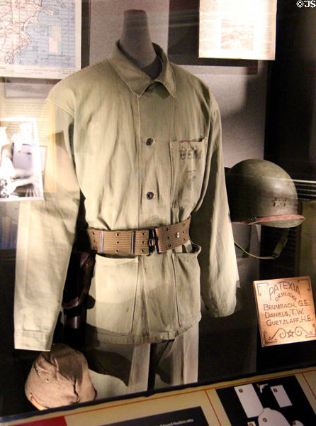 American uniform & items used on Okinawa at National Museum of the Pacific War. Fredericksburg, TX.