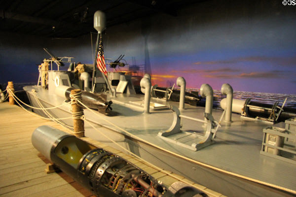 Torpedo-Boat 309 at Pacific Combat Zone of National Museum of the Pacific War. Fredericksburg, TX.