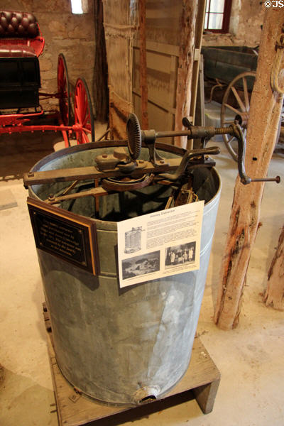Honey extractor (centrifuge) (1920s) at Pioneer Museum. Fredericksburg, TX.
