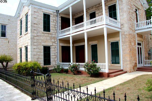 Dr. A. Keidel house with stone quoins (254 East Main St.). Fredericksburg, TX.