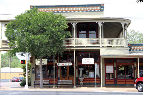 Heritage commercial building (244 West Main St.). Fredericksburg, TX.