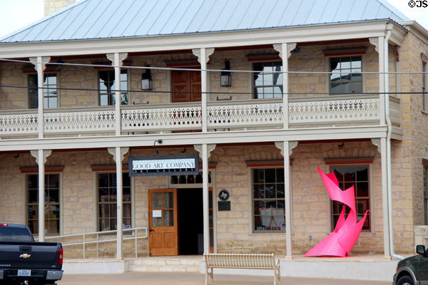 Heritage house now a gallery (218 West Main St.). Fredericksburg, TX.