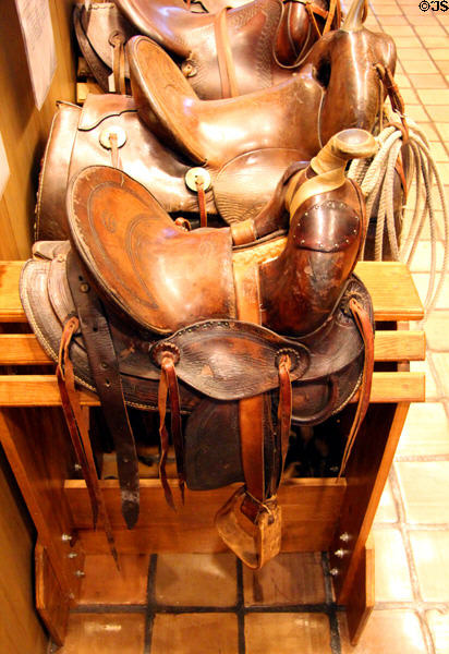 Kid's saddle by Samuel D. Myres at Museum of Western Art. Kerrville, TX.