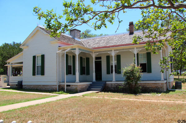 LBJ Boyhood Home (built 1901, bought by Johnson family 1913). Johnson City, TX.