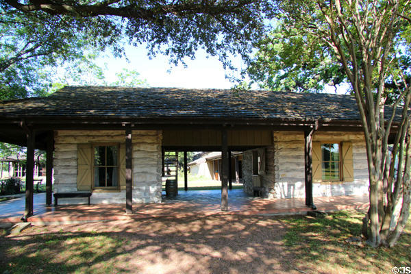 Behrens Cabin (1872) at Lyndon B. Johnson State Park. Stonewall, TX.