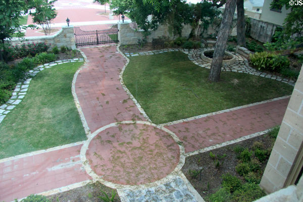 Garden of Capt. Charles Schreiner Mansion. Kerrville, TX.
