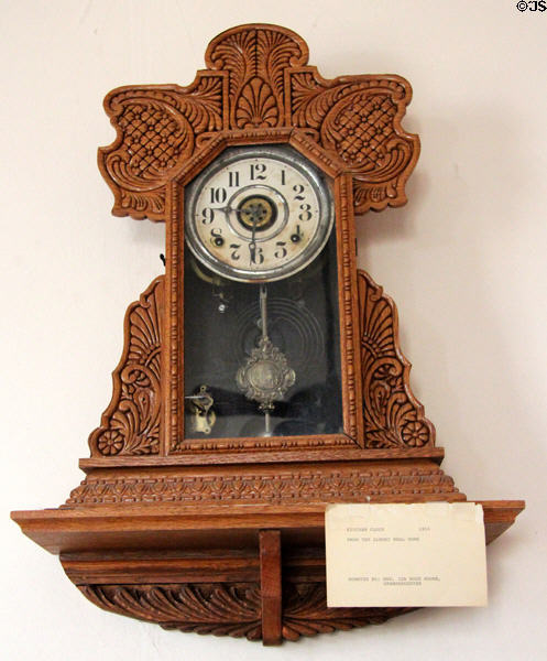 Kitchen clock (1896) at Capt. Charles Schreiner Mansion. Kerrville, TX.
