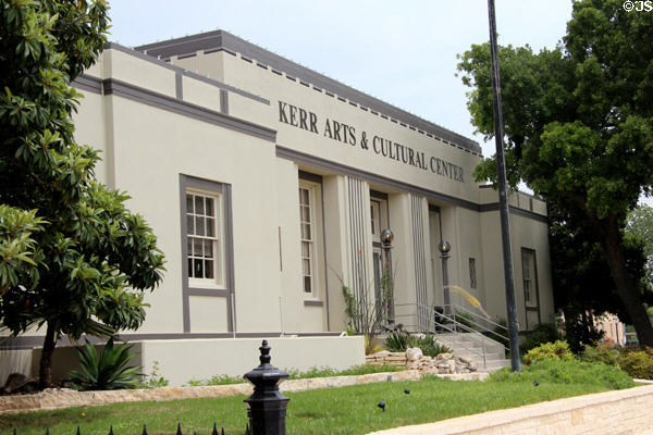 Kerr Arts & Cultural Center (Old Post Office) (1935) (Main at Earl Garrett St.). Kerrville, TX.