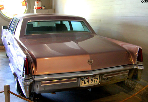 Cadillac Fleetwood (1969) driven by Mamie McFaddin Ward in carriage house at McFaddin-Ward House. Beaumont, TX.